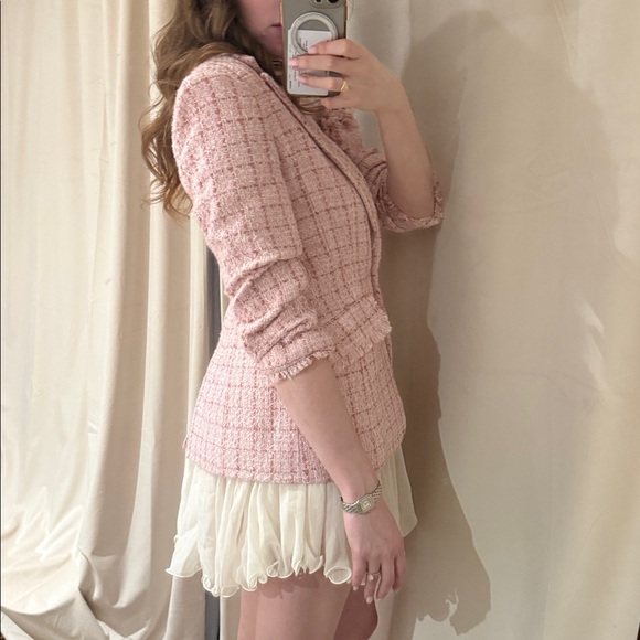 Cinq à Sept Pink NWT Pricilla Blazer - Picture 4 of 5